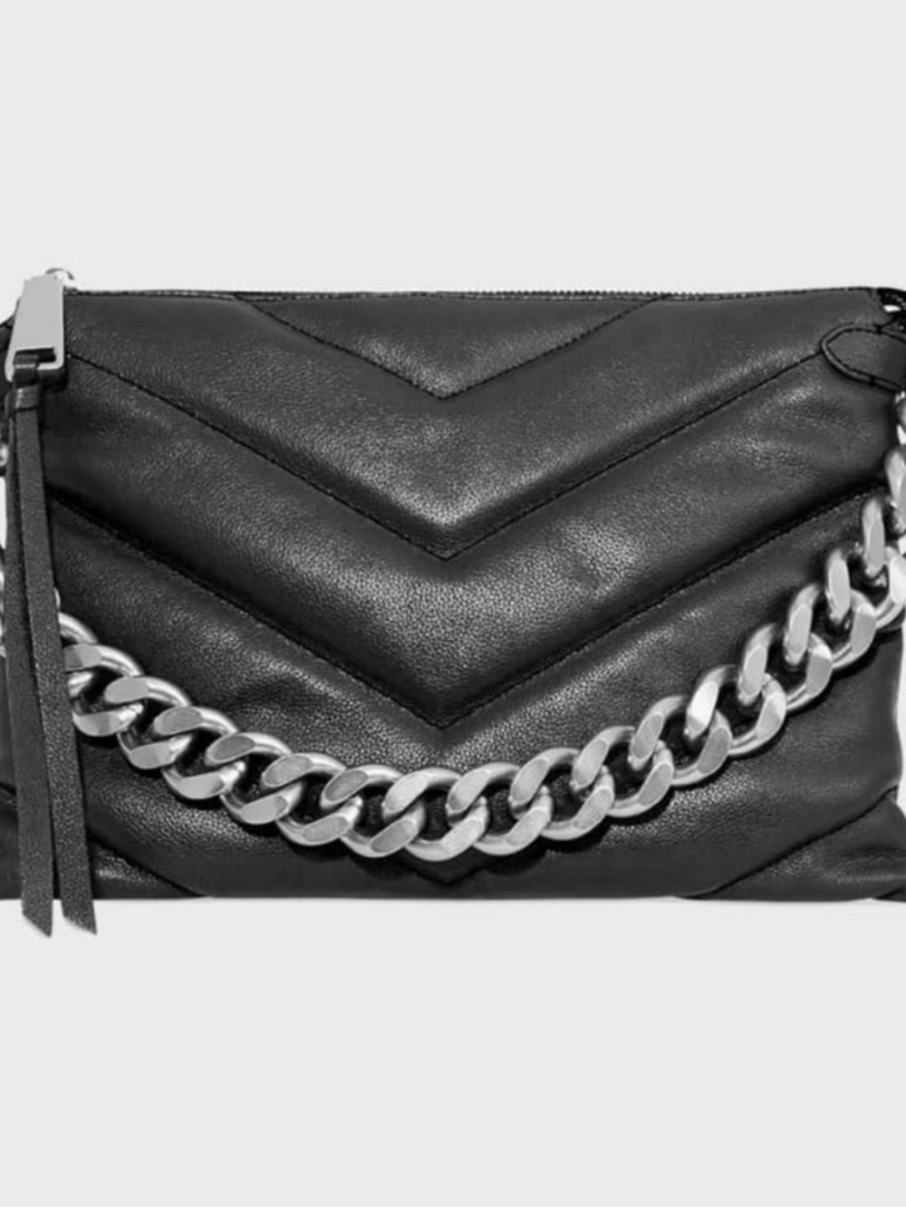 Rebecca Minkoff Edie Maxi Crossbody with Silver Chain